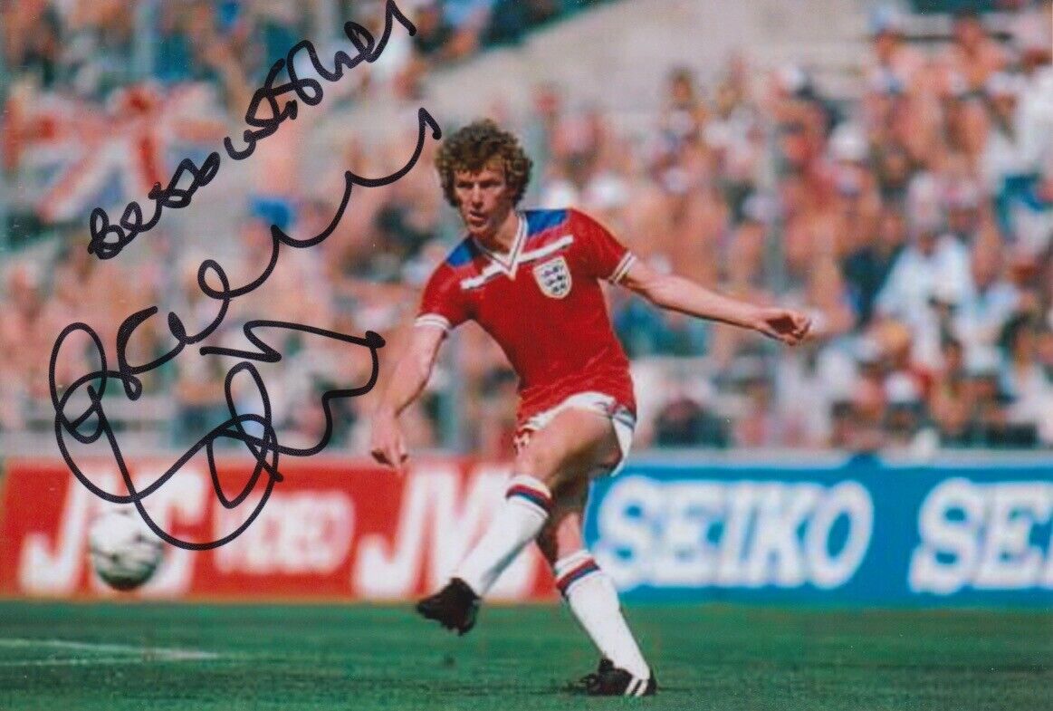 GRAHAM RIX HAND SIGNED 6X4 Photo Poster painting ENGLAND FOOTBALL AUTOGRAPH 4