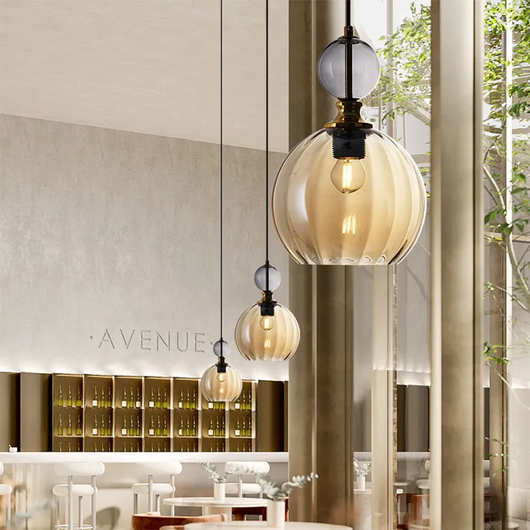 Colorful Ball Glass Pendant Hanging Light
