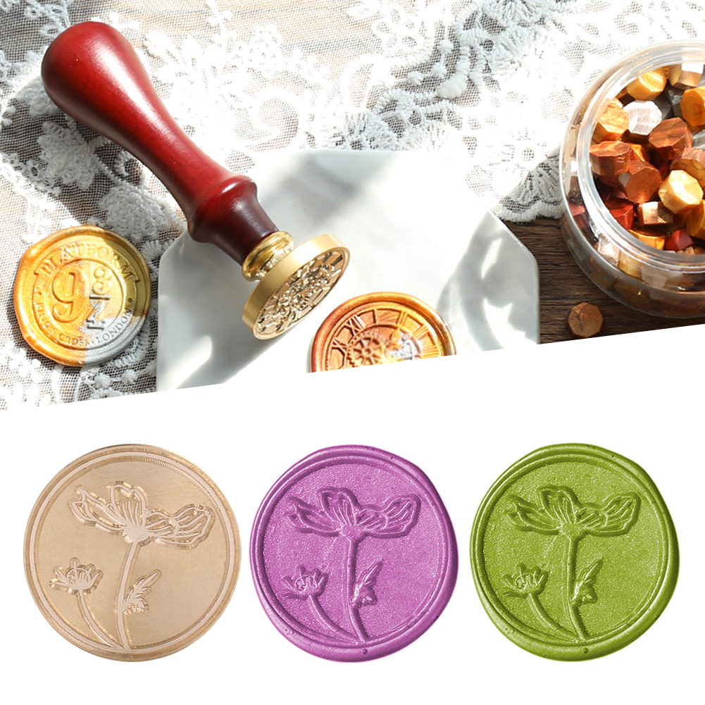 

25MM Sealing Wax Stamp Head Plant Flower Series, 501 Original