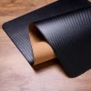 Carbon Fiber Leather Table Pad Splicing Desk Laptop Pad