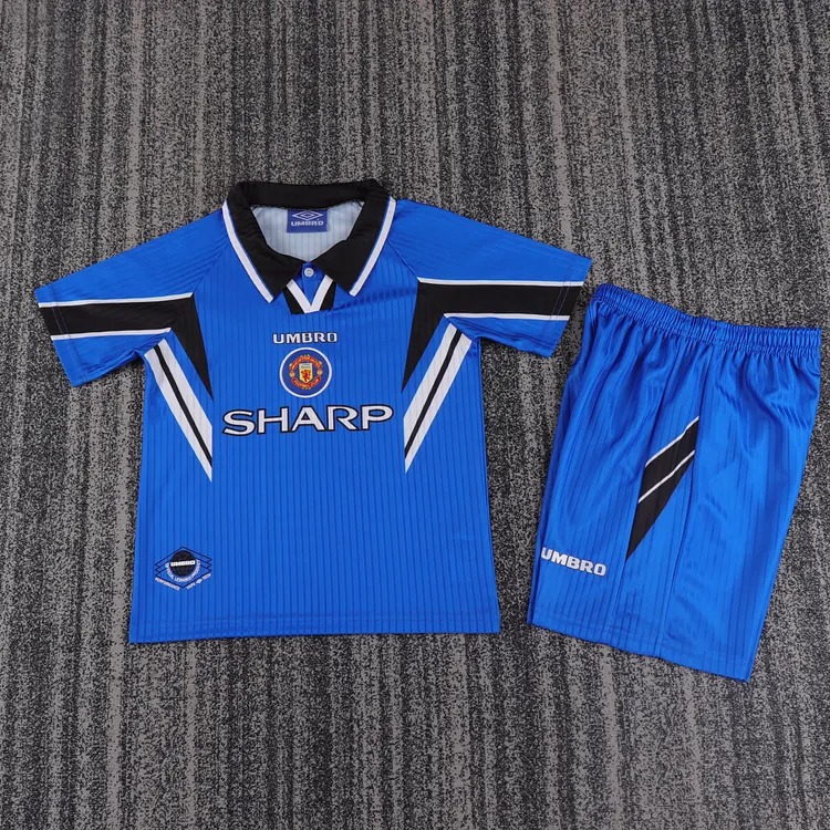 1996-98 Manchester United Away Shirt - Kids Sizes