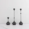 Elegant 3PCS Silver Candle Holders Set Home Wedding Table Decor