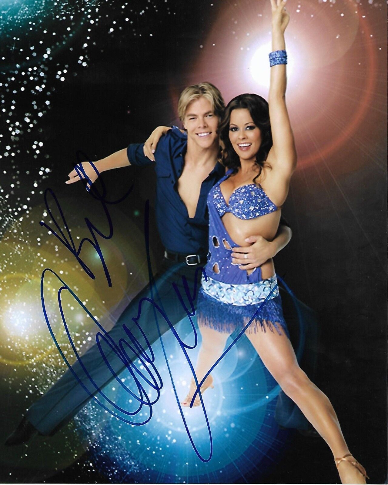 DANCING WITH THE STARS AUTOGRAPHED Photo Poster painting SIGNED 8X10 #3 BROOKE BURKE DEREK