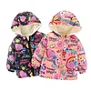 Kid Baby Boy Girl Printed Down Jacket Autumn Coats