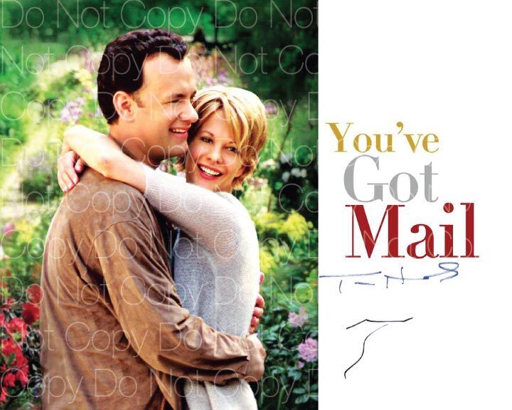 You've Got Mail signed Photo Poster painting Hanks Meg Ryan 8X10 poster picture autograph RP