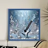 Guitar-11CT Stamped Cross Stitch 40*40cm/15.75*15.75in