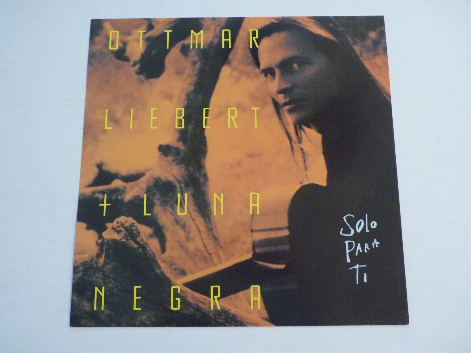 Ottmar Liebert + Luna Negra Solo Para Ti 1992 LP Record Photo Poster painting Flat 12x12 Poster