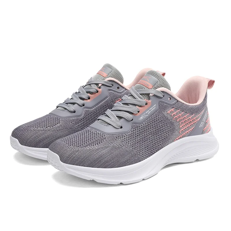 Qengg Women's Hot-Selling Sneakers Breathable Running Shoes Fashionable Lightweight Outdoor Casual Shoes Zapatos De Mujer