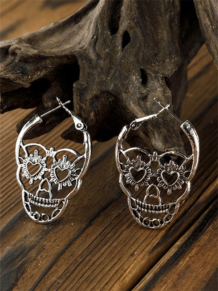 Day Of The Dead Sugar Skull Earrings