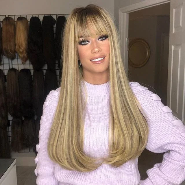 Elegant | Blonde Long Wig-elleschic