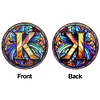 Diamond Painting Double Sided Letter K Suncatcher Hanging Ornament for Home Decor