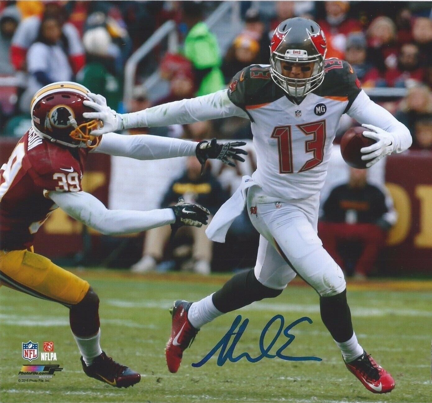 Mike Evans Autographed Signed 8x10 Photo Poster painting ( Buccaneers ) REPRINT