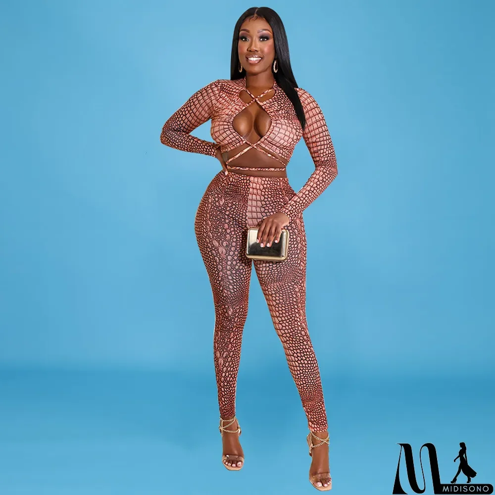 MidiSono - Autumn New Product Sexy Bag Hip Knitted Fashion Suit