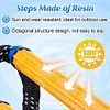 4 Step Boat Rope Ladder Folding Marine Rope Ladder Portable Rope Boarding Ladder