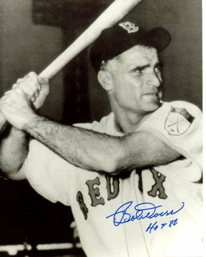 Bobby doerr signed autographed mlb red sox 8x10 Photo Poster painting