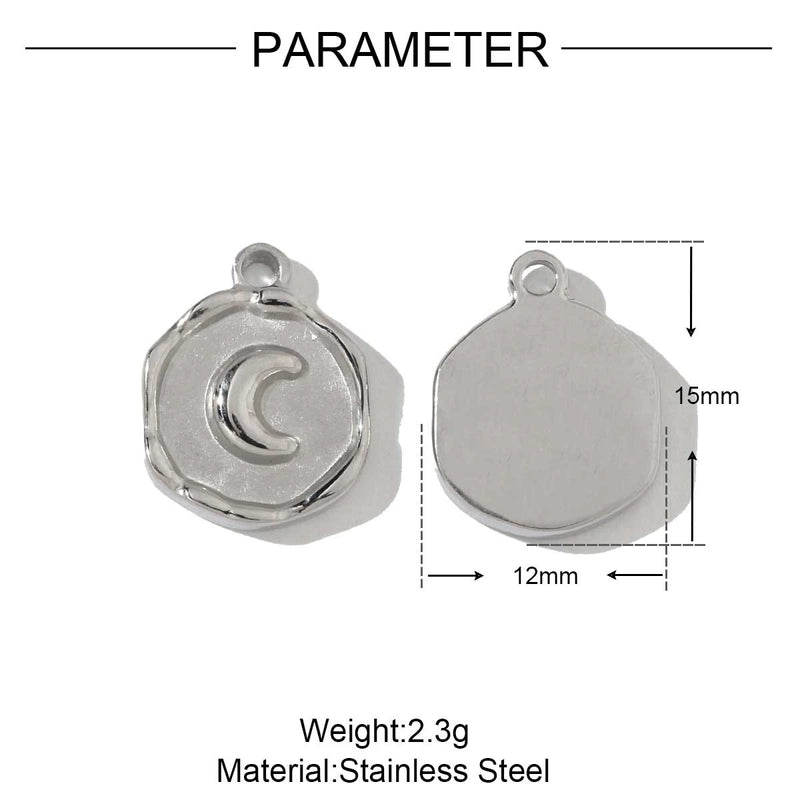 3 PCS/Package 14*14mm 4*11mm 9*22mm 201 Stainless Steel 18K Gold Plated Arrow Strawberry Gourd Polished Jewelry Accessories Pendant