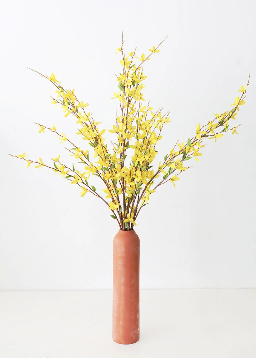 Artificial Forsythia Branch in Yellow - 38"