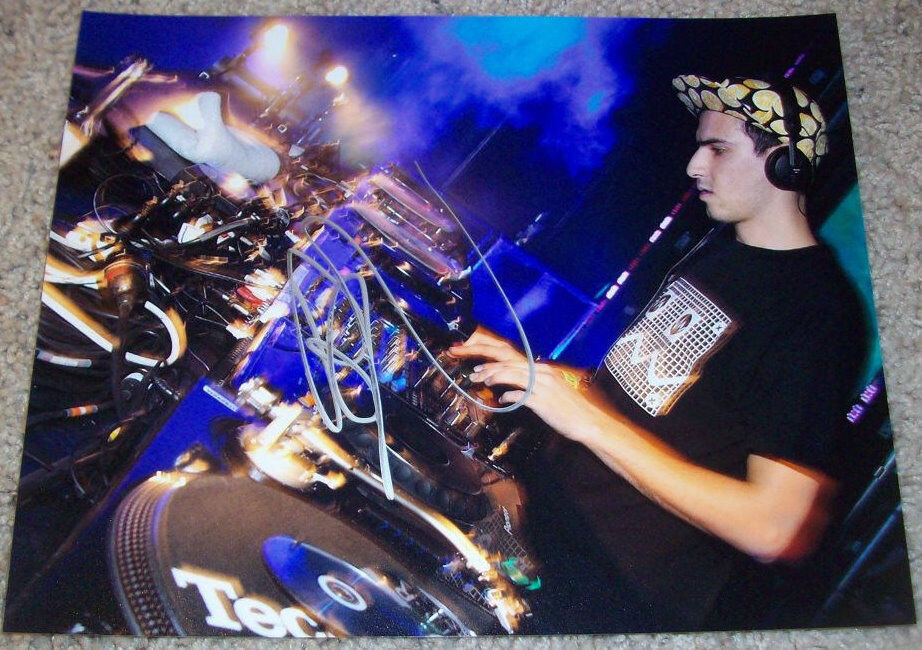 DJ BOYS NOIZE SIGNED AUTOGRAPH 8x10 Photo Poster painting Photo Poster painting B w/PROOF SKRILLEX DOG BLOOD