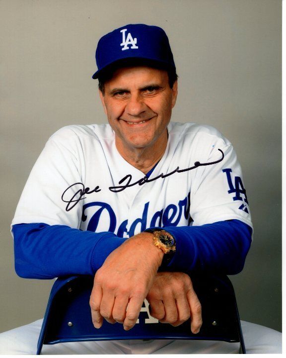 JOE TORRE signed autographed MLB LOS ANGELES DODGERS Photo Poster painting