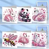 uk.everydayedeals 6Pcs DIY Diamond Painting Greeting Card - Animals