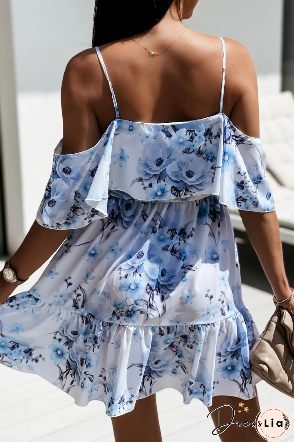 KarliDress Look Past The Moonlight Tiered Floral Dress P12641