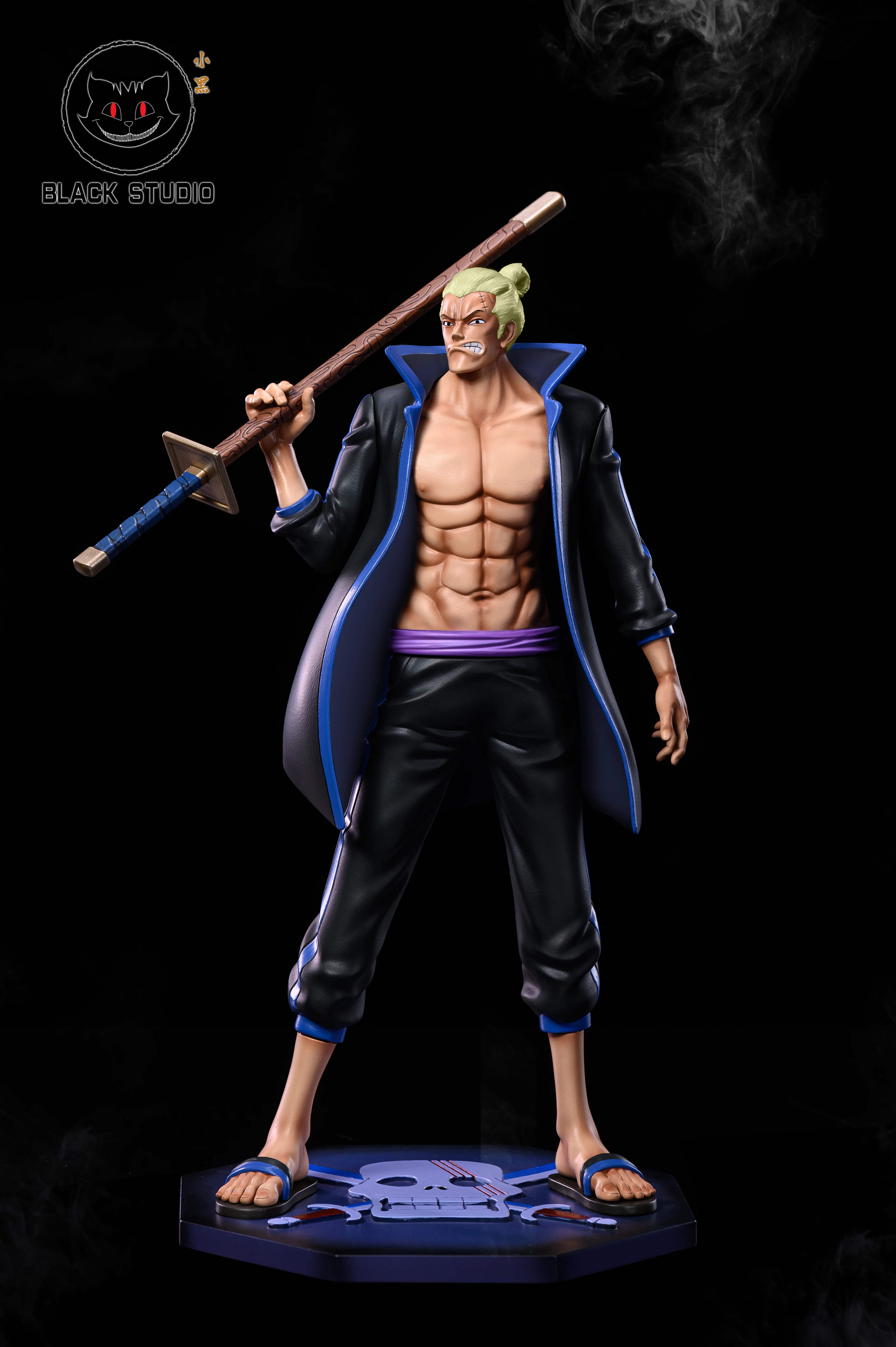 Red Hair Pirates Lucky Roux & Warrior Man - ONE PIECE Resin Statue