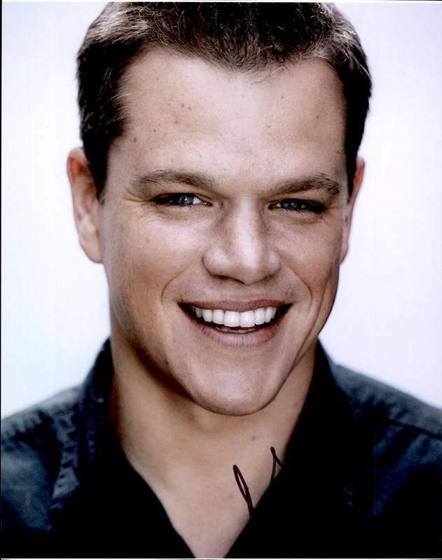 Matt Damon authentic signed celebrity 11x14 Photo Poster painting W/Cert Autographed A00017