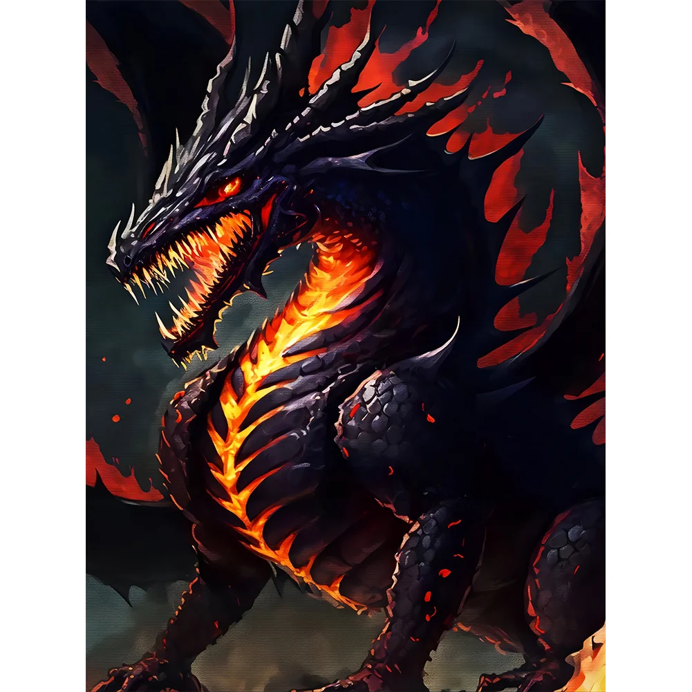 Dragon - 11CT Stamped Cross Stitch(40*50cm)