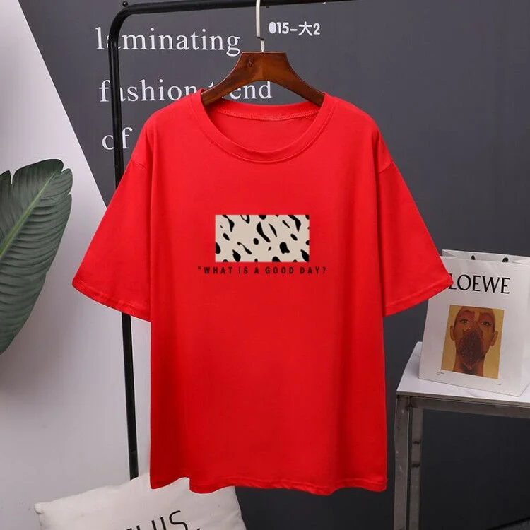 Hirsionsan Leopard Printed T Shirt Women 100% Cotton Oversized Gothic Graphic Female Soft Tops Harajuku Loose Cusual Tees Ladies