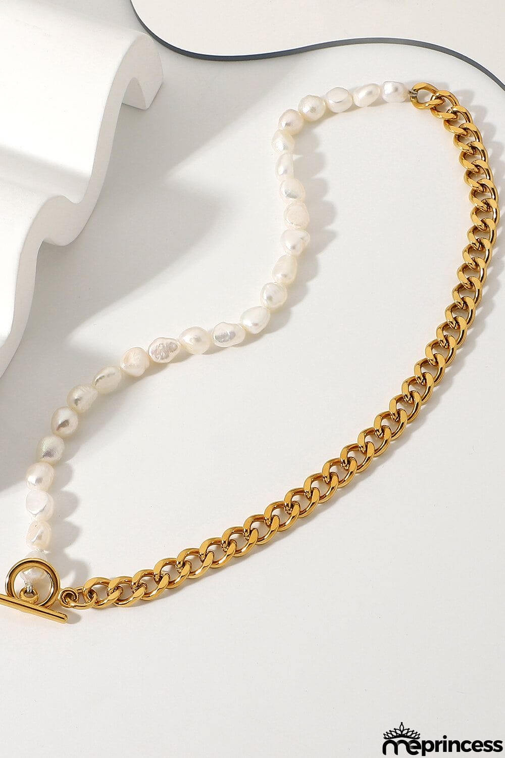 Dream Life Pearl Chunky Chain Necklace