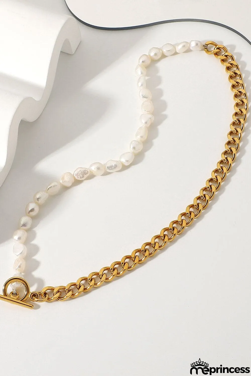 Dream Life Pearl Chunky Chain Necklace