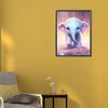 Diamond Painting-DIY Round Drill Garden Elephant