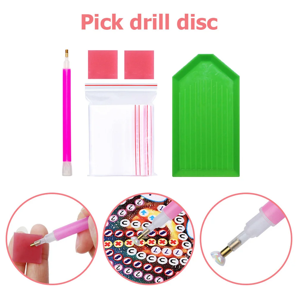 5D DIY Diamond Painting Tools Clay Tray Drill Pens Small Bags Drawing Sets