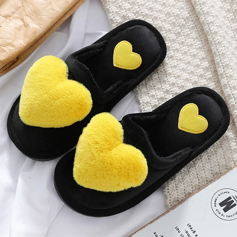 Warm Fluffy Slippers Women Faux Fur Slipper Female Indoor Floor Slides Flat Soft Furry House Shoes Letteer Flip Flops Ladies