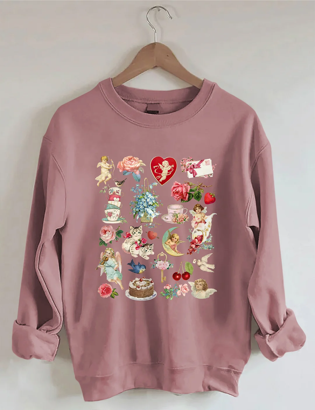 Valentine's Vintage Style Sweatshirt
