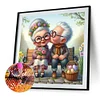 Old Couple-Full Square Diamond Painting(35x35cm)
