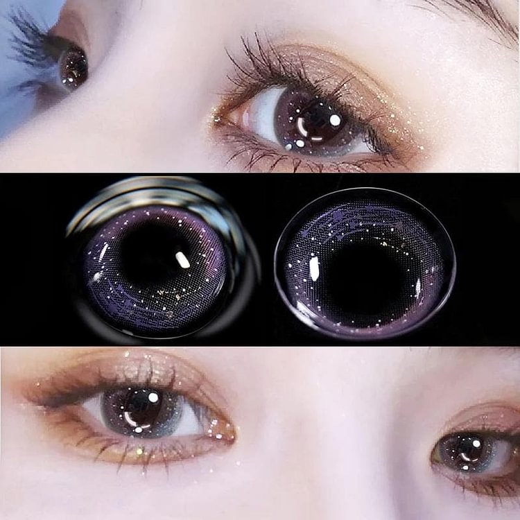 Princess Moon  Butterfly Blue Colored Contact Lenses Contacts SS1738