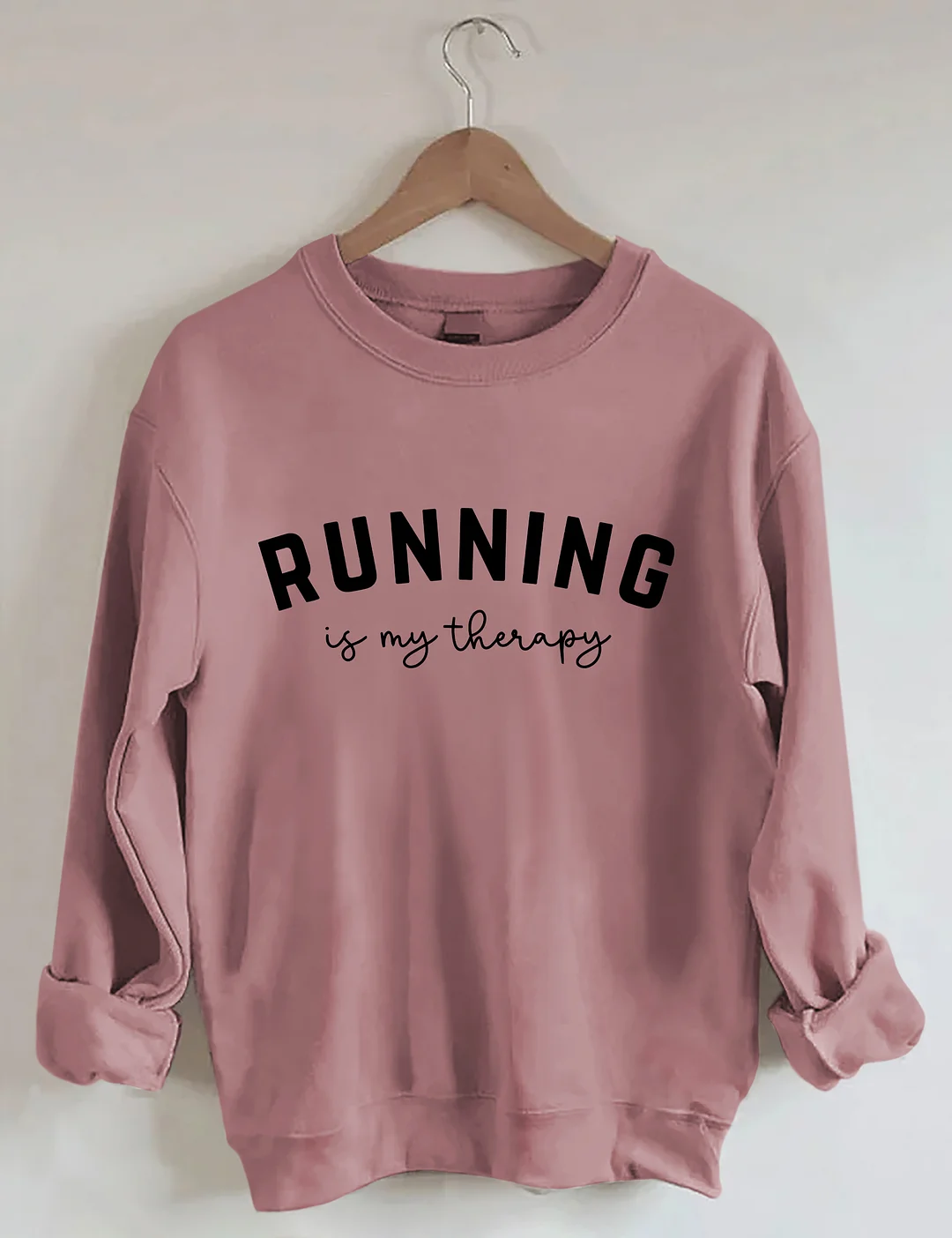 Running Is My Therapy Sweatshirt