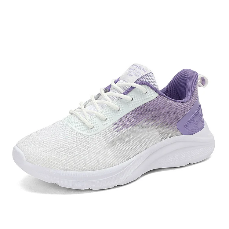 Women's Breathable Lace-up Sports Shoes