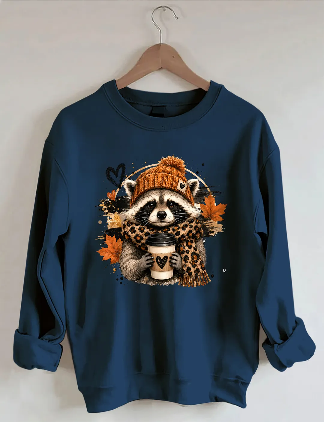 Raccoon Coffee Sweatshirt
