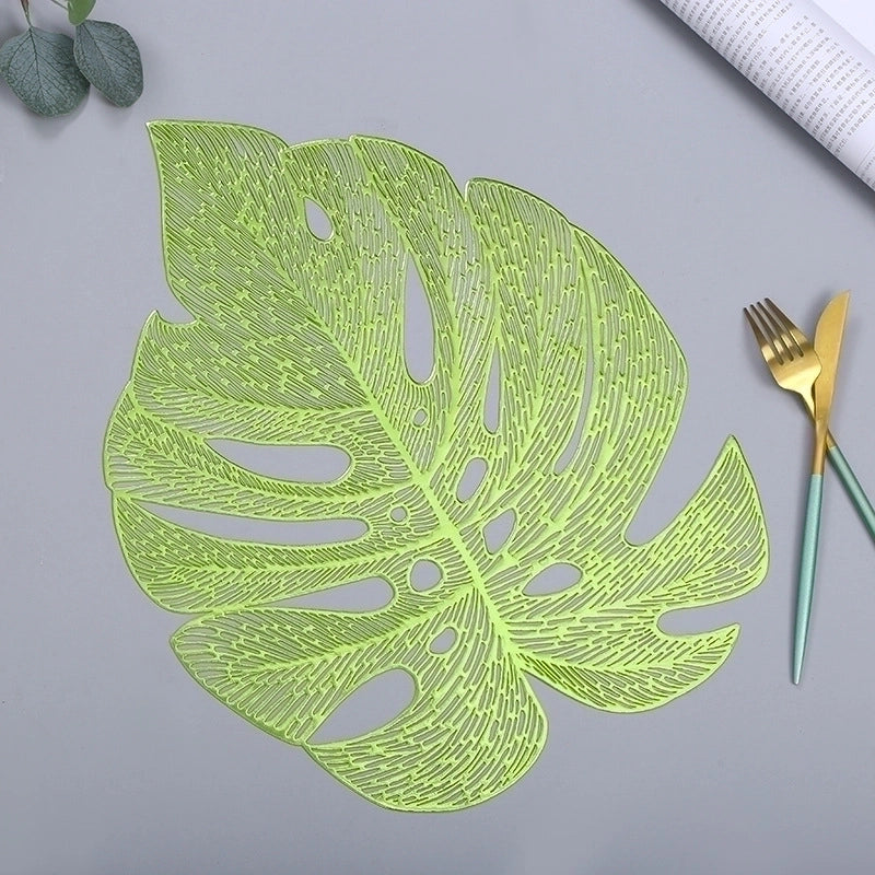 Retro Solid Color Pvc Placemat 1 Piece