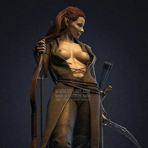 Pornhint Tauriel Evangeline Lilly NSFW High quality STL File, 3D Digital Printing STL File for 3D Printers, Movie Characters, Games, Figures, Diorama NSFW