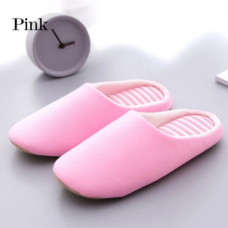 Faux Fur Home Slippers Unisex Indoor Floor Plush Cotton Shoes Cute Candy Colors Women Slippers With Soft Non-slip Bottom Shoes