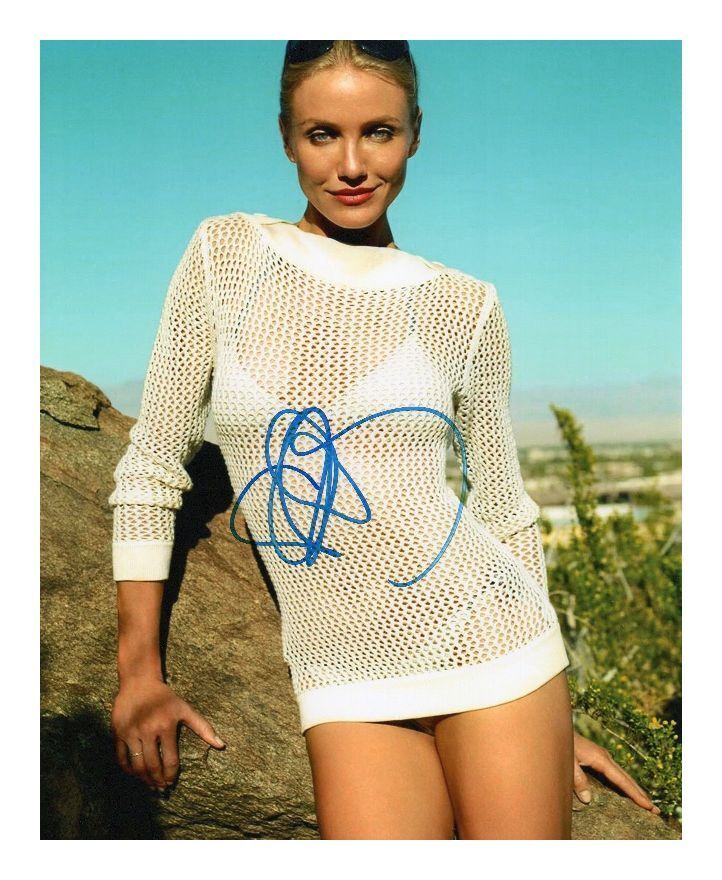 CAMERON DIAZ AUTOGRAPHED SIGNED A4 PP POSTER Photo Poster painting PRINT 12