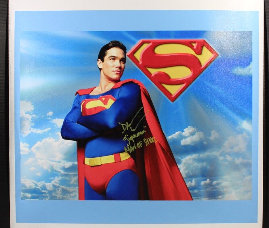 DEAN CAIN In-person Signed Oversized Image On Canvas - Lois & Clark