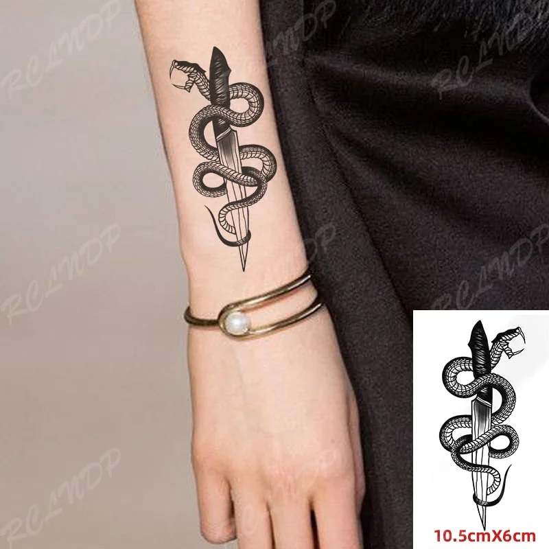 Waterproof Temporary Tattoos Sticker letters Love tatoo heartbeat wave Water Transfer Flash fake tattoo for girl women 10.56cm