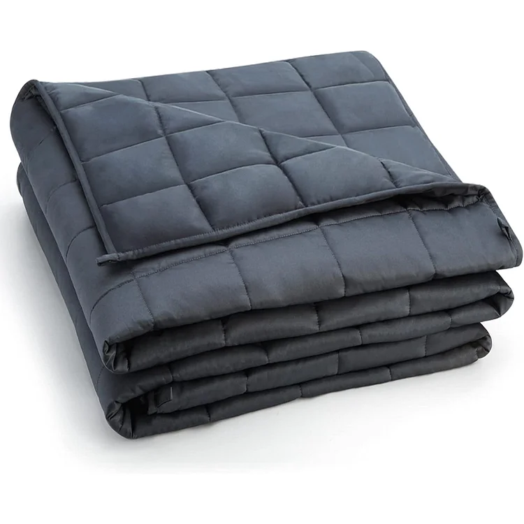 yescool Weighted Blanket Kids 5 Pounds (36"x48", 5lbs) Childrens Cooling Weighted Lap Blanket, Comfortable Weighted Throw Blanket Perfect for 40-60lbs, Grey