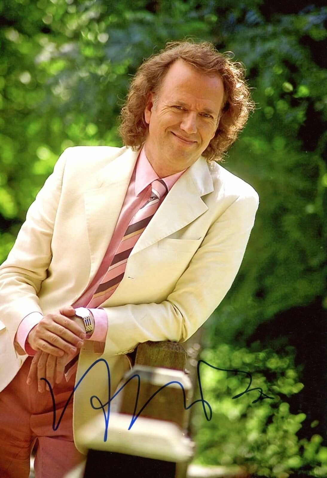 Andre Rieu VIOLINIST and CONDUCTOR autograph, IP signed Photo Poster painting