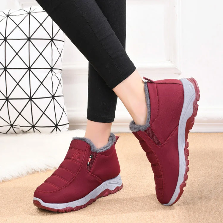 2022 Warme Rutschfest Wasserdicht Fleece Wanderschuhe