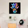Luminous Butterfly Vase-11CT Stamped Cross Stitch 40*40cm/15.75*15.75in tapestrymarket
